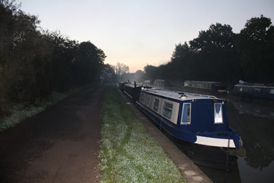 Norton Junction on a cold early morning